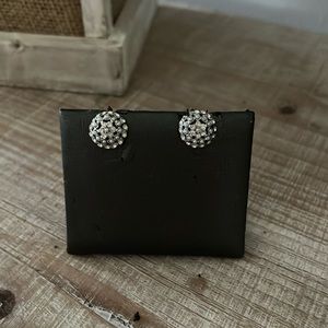 3/$12 Silver and blue post earrings.